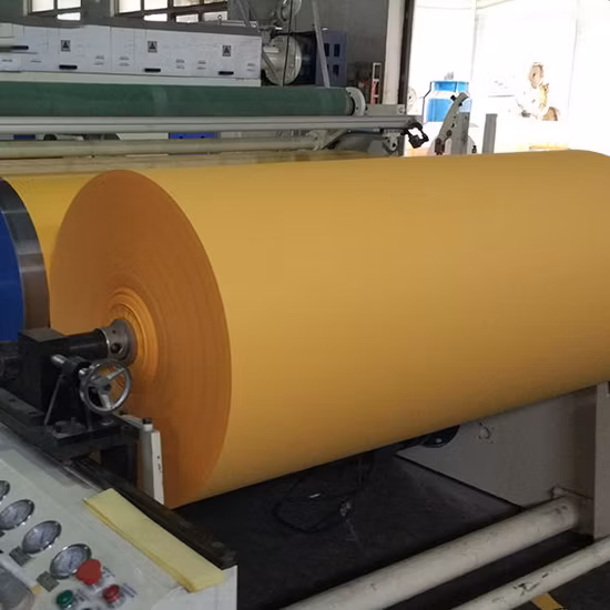 Garantía de calidad del papel de liberación en relieve de silicona, plástico doble, blanco amarillo